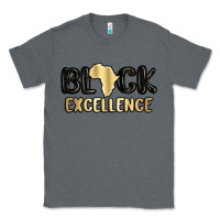 Charcoal Heather black excellence Classic Tee - MaliasSmallBusiness