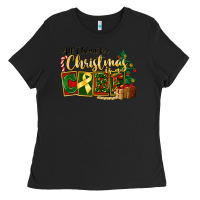 Black all i want for christmas is cure childhood cancer Ladies Tee - FaDigitalArtStudio
