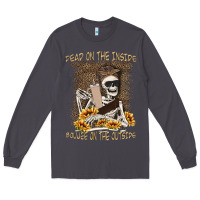 Smoke dead inside boujee outside Long Sleeve Tee - MaliasSmallBusiness