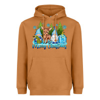 Meerkat merry christmas gnomes Heavyweight Hoodie - texasbilliewilder