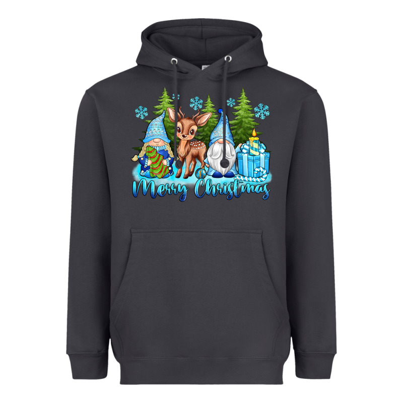 Merry Christmas Gnomes Heavyweight Hoodie by texasbilliewilder | Teevron