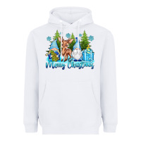 White merry christmas gnomes Heavyweight Hoodie - texasbilliewilder