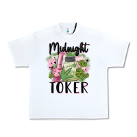 White midnight toker Urban Heavy Tee - MaliasSmallBusiness