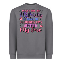 Storm once i get an attitude Heavyweight Sweatshirt - MaliasSmallBusiness