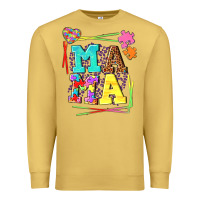 Antique Gold Autism Mama Premium Sweatshirt - NancyCooperArtShop