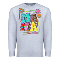 Heather Grey Autism Mama Premium Sweatshirt - NancyCooperArtShop