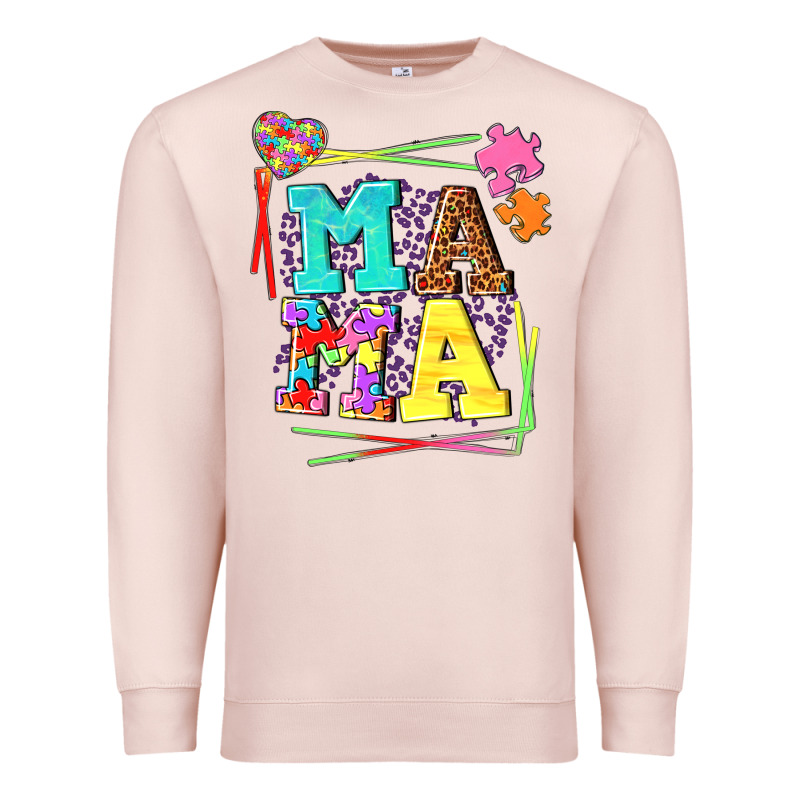 Autism Mama Premium Sweatshirt by NancyCooperArtShop | Teevron