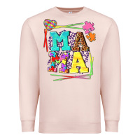 Pale Pink Autism Mama Premium Sweatshirt - NancyCooperArtShop