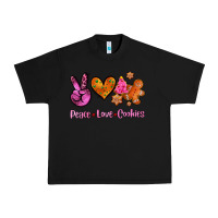 Black peace love cookies Urban Heavy Tee - AdoDesignShop
