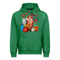 Emerald Basketball Sunflower Frappe Urban Hoodie - FaDigitalArtStudio