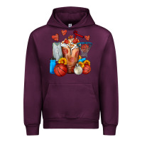 Mauve Wine Basketball Sunflower Frappe Urban Hoodie - FaDigitalArtStudio