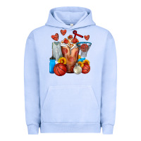 Pigment Grape Ice Basketball Sunflower Frappe Urban Hoodie - FaDigitalArtStudio