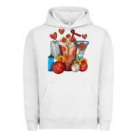 Pigment Lunar Rock Basketball Sunflower Frappe Urban Hoodie - FaDigitalArtStudio