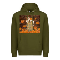 Army Green make pumpkin spice Premium Hoodie - TumblerDesignByShophia