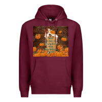 Burgundy make pumpkin spice Premium Hoodie - TumblerDesignByShophia