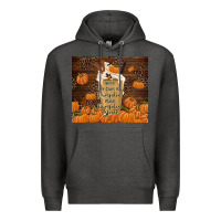 Charcoal Heather make pumpkin spice Premium Hoodie - TumblerDesignByShophia
