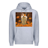 Heather Grey make pumpkin spice Premium Hoodie - TumblerDesignByShophia