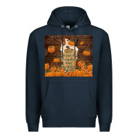 Navy make pumpkin spice Premium Hoodie - TumblerDesignByShophia