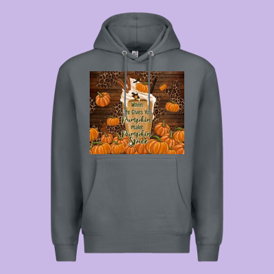Make Pumpkin Spice Premium Hoodie Designed By Tumblerdesignbyshophia