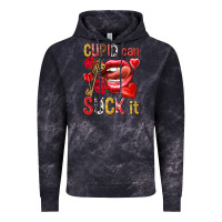 Cloud Black cupid can suck it Vintage Hoodie - NancyCooperArtShop