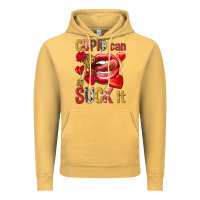 Vintage Mustard cupid can suck it Vintage Hoodie - NancyCooperArtShop