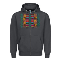 Smoke sunflower serape brush stroke Zipper Hoodie - Artiststas