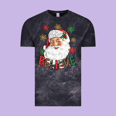 Believe Christmas Vintage Tee Designed By Nancycooperartshop