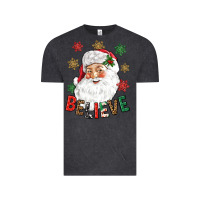 Vintage Black Believe Christmas Vintage Tee - NancyCooperArtShop