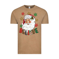 Vintage Coffee Believe Christmas Vintage Tee - NancyCooperArtShop