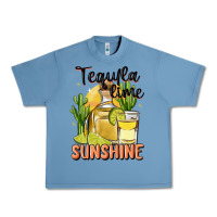 Pebble Blue tequila lime sunshine Urban Heavy Tee - MaliasSmallBusiness