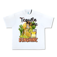 White tequila lime sunshine Urban Heavy Tee - MaliasSmallBusiness