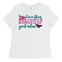 White leave them broadway girls alone Ladies Tee - HRA Design Shop