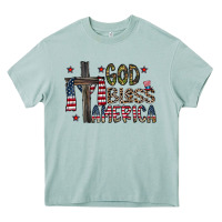 Arona god bless america Heavy Core Tee - CowhideDigitalArt