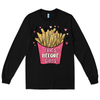 Black fries before guys Long Sleeve Tee - MaliasSmallBusiness