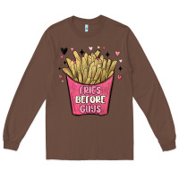 Chestnut fries before guys Long Sleeve Tee - MaliasSmallBusiness