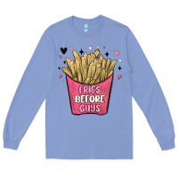 Colony Blue fries before guys Long Sleeve Tee - MaliasSmallBusiness