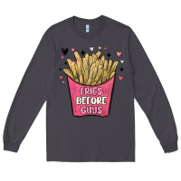 Smoke fries before guys Long Sleeve Tee - MaliasSmallBusiness