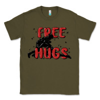 Army Green free hugs Classic Tee - MaliasSmallBusiness