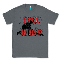 Charcoal Heather free hugs Classic Tee - MaliasSmallBusiness