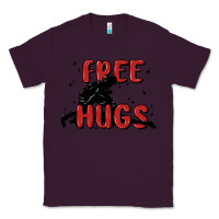 Plum free hugs Classic Tee - MaliasSmallBusiness