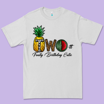 Two Fruity Birthday Cutie Premium Tee Designed By Cowhidedigitalart