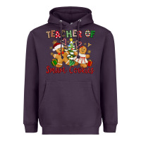 Plum Teacher of smart cookies Heavyweight Hoodie - texasbilliewilder