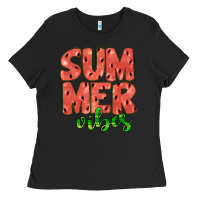 Black summer vibes Ladies Tee - JahusDesignShop