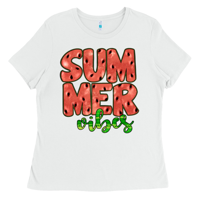 Summer Vibes Ladies Tee by JahusDesignShop | Teevron