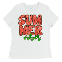 White summer vibes Ladies Tee - JahusDesignShop