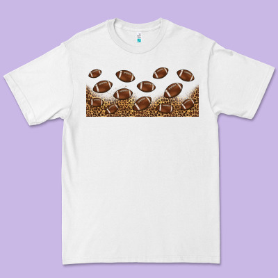 Leopard American Football Libbey Glass Premium Tee Designed By Hra Design Shop
