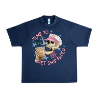 Navy time to get ship faced Urban Heavy Tee - MaliasSmallBusiness