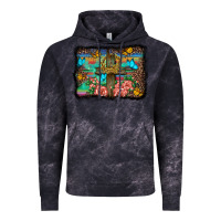 Cloud Black wooden cross background Vintage Hoodie - BarkalooDesign