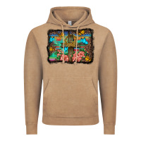 Vintage Coffee wooden cross background Vintage Hoodie - BarkalooDesign
