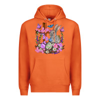 Carrot Easter eggs and Bunny with Cross Easter Day Premium Hoodie - HowdyJamesFarm